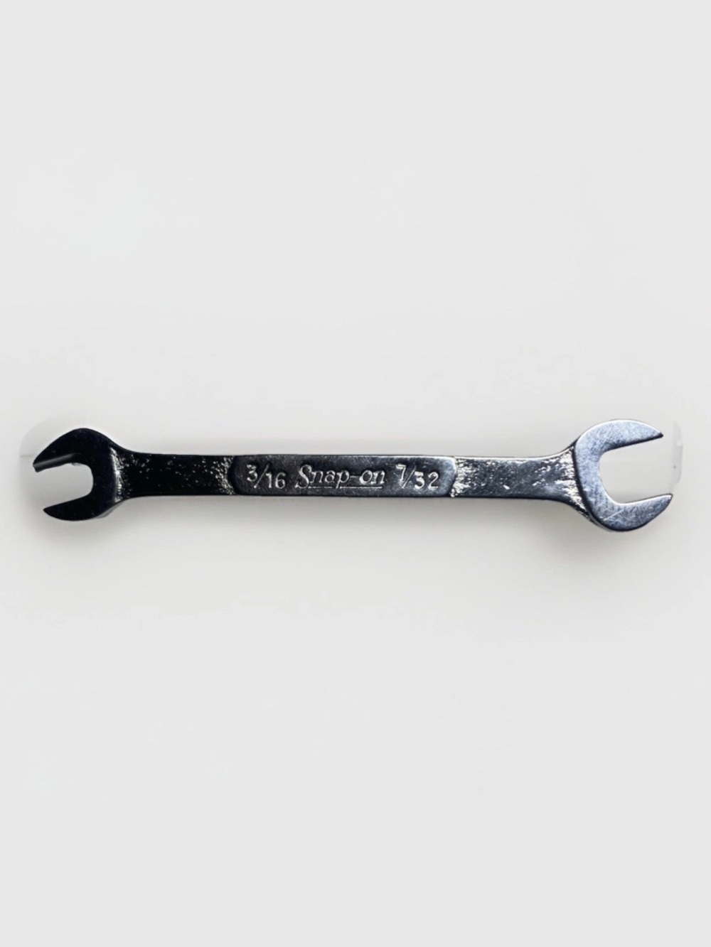 Snap On 3/16"-7/32" SAE Midget Chrome Open End Wrench USA J1214